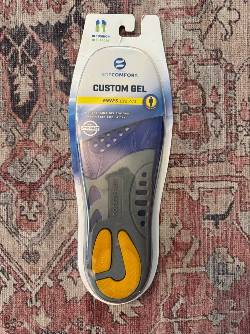 SoftComfort Custom Gel Men's Insoles